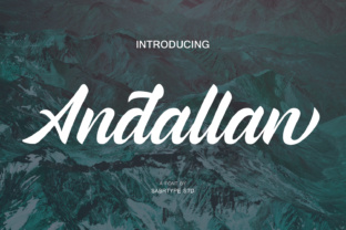 Andallan: A Bold and Elegant Display Font